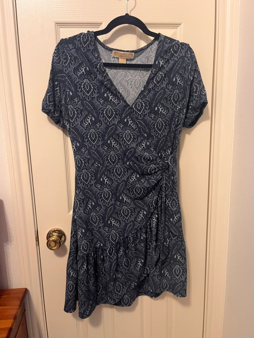 MICHAEL Michael Kors Navy Paisley Dress